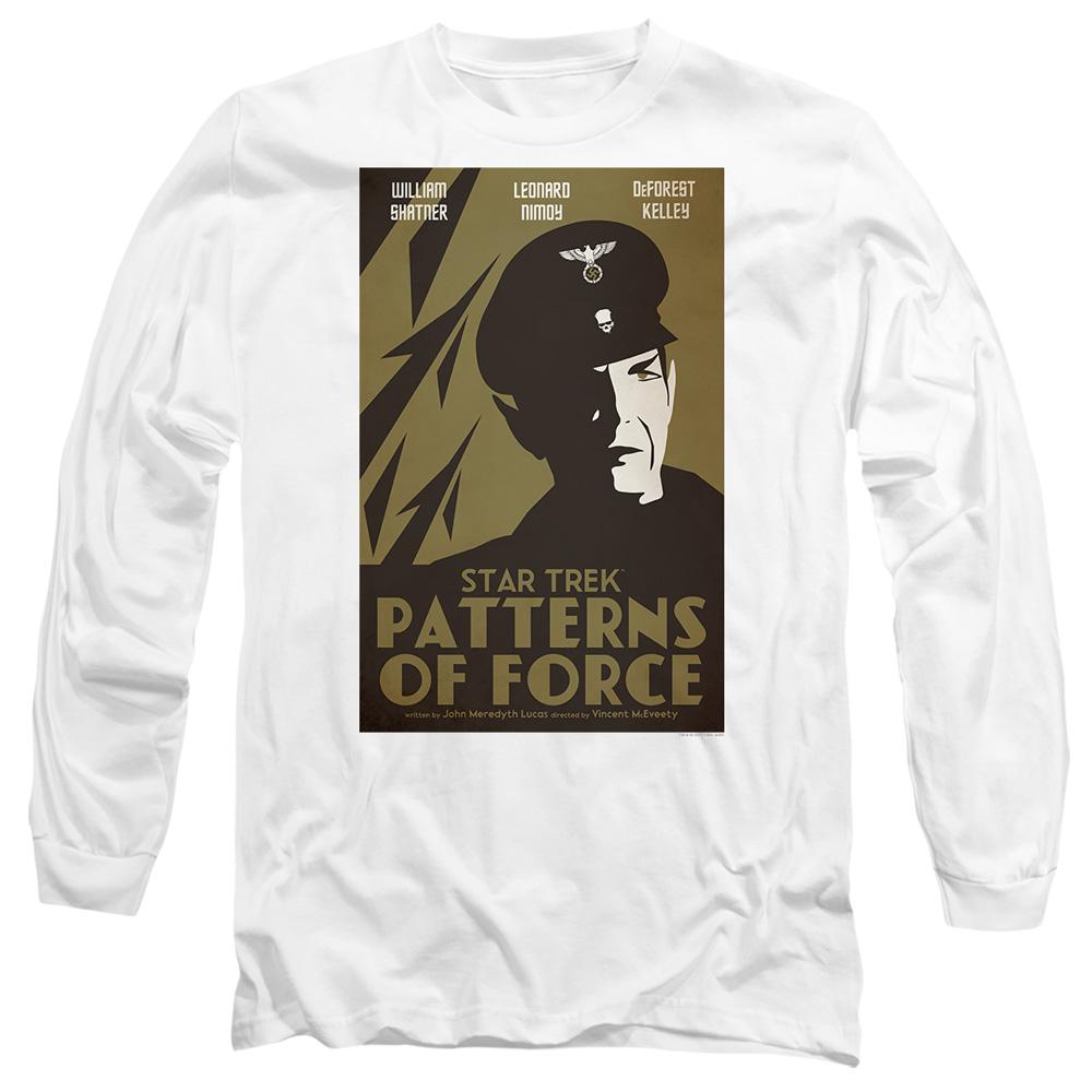 White - Side - Star Trek Unisex Adult The Original Series Episode 50 T-Shirt