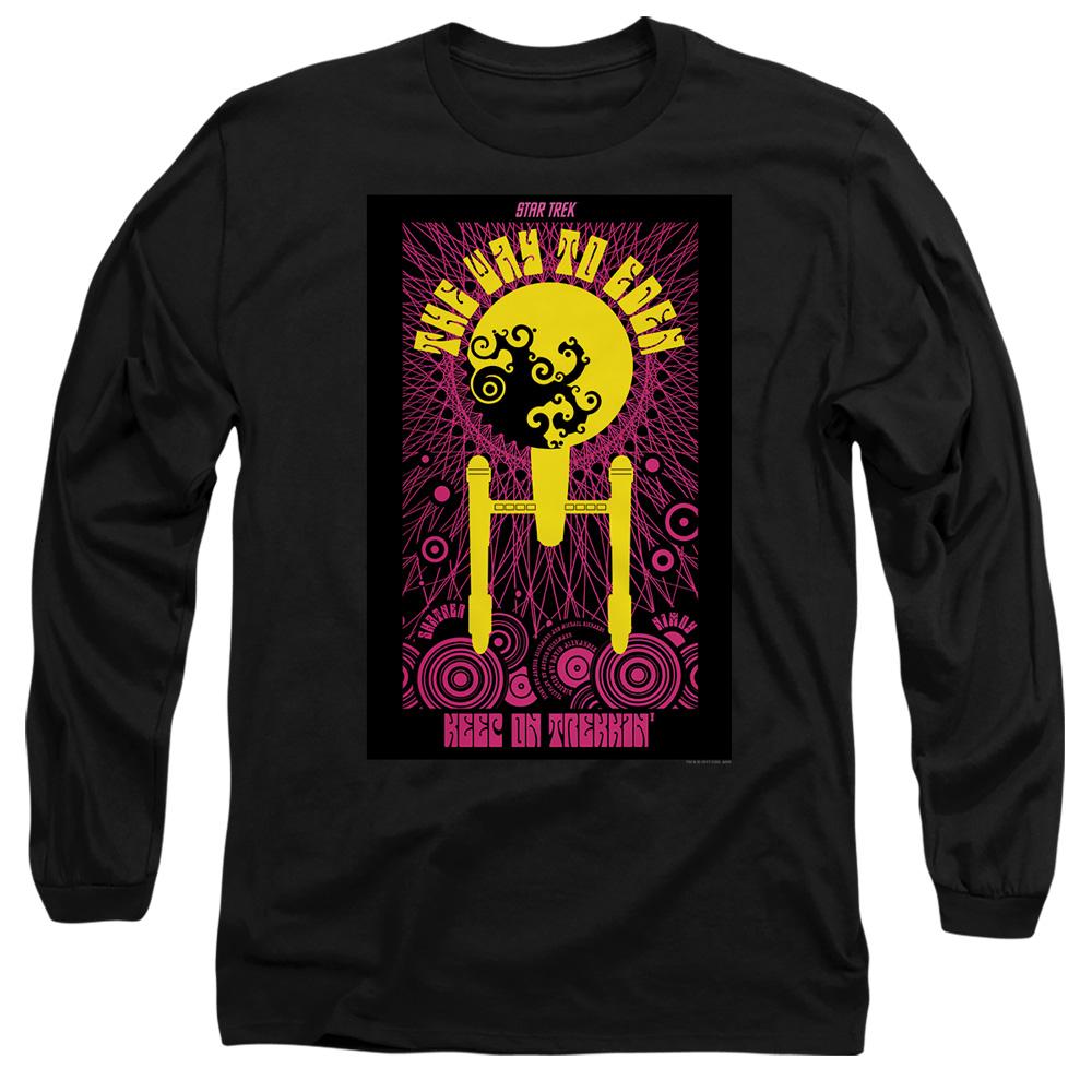 Black - Side - Star Trek Unisex Adult The Original Series Episode 75 T-Shirt