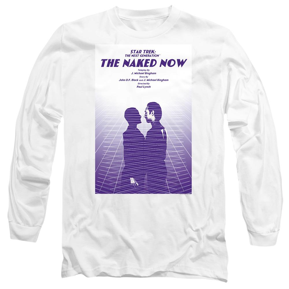 White - Side - Star Trek Unisex Adult The Next Generation Season 1 Episode 3 T-Shirt