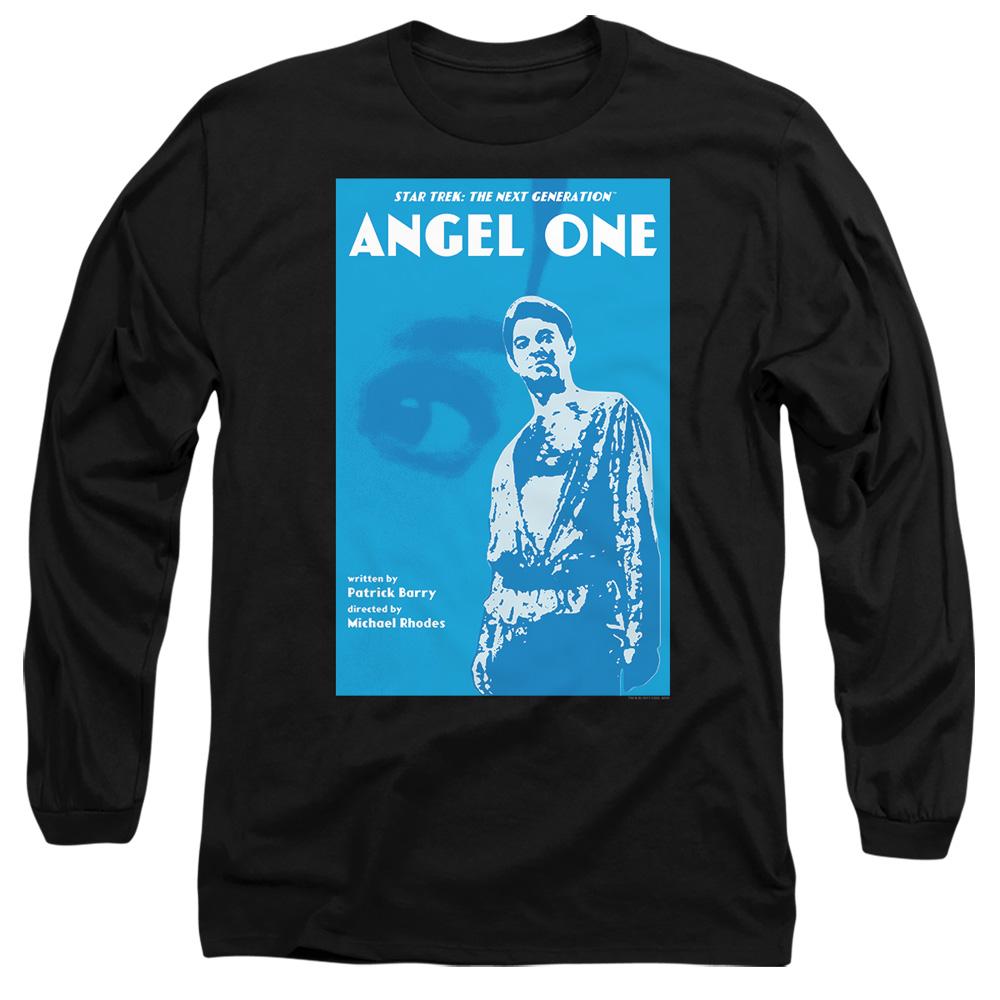 Black - Side - Star Trek Unisex Adult The Next Generation Season 1 Episode 14 T-Shirt