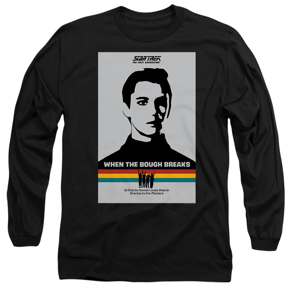Black - Side - Star Trek Unisex Adult The Next Generation Season 1 Episode 17 T-Shirt