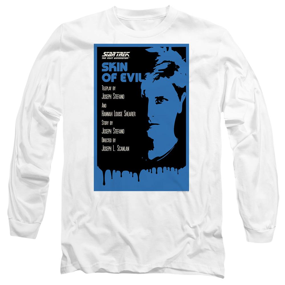 White - Side - Star Trek Unisex Adult The Next Generation Season 1 Episode 23 T-Shirt