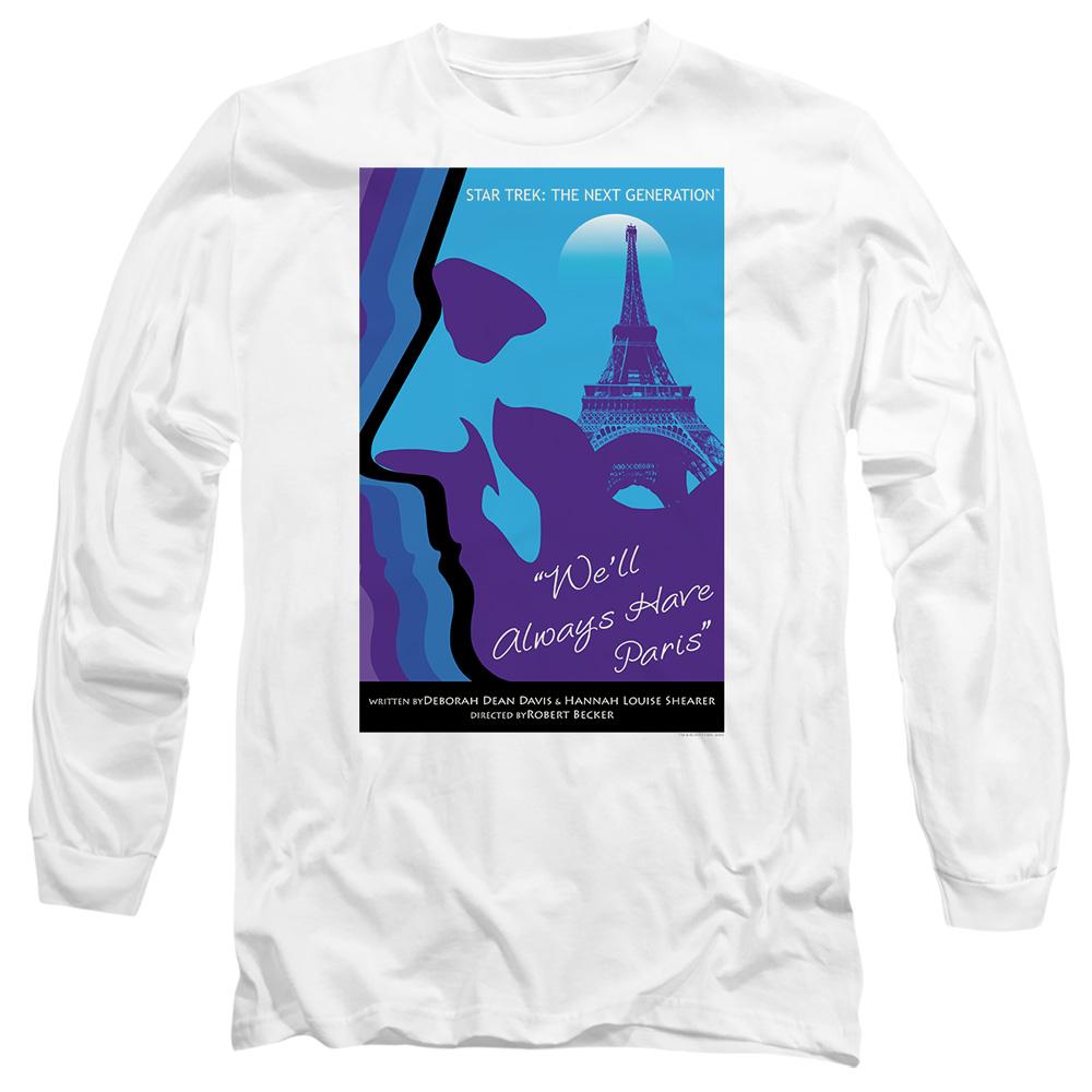 White - Side - Star Trek Unisex Adult The Next Generation Season 1 Episode 24 T-Shirt