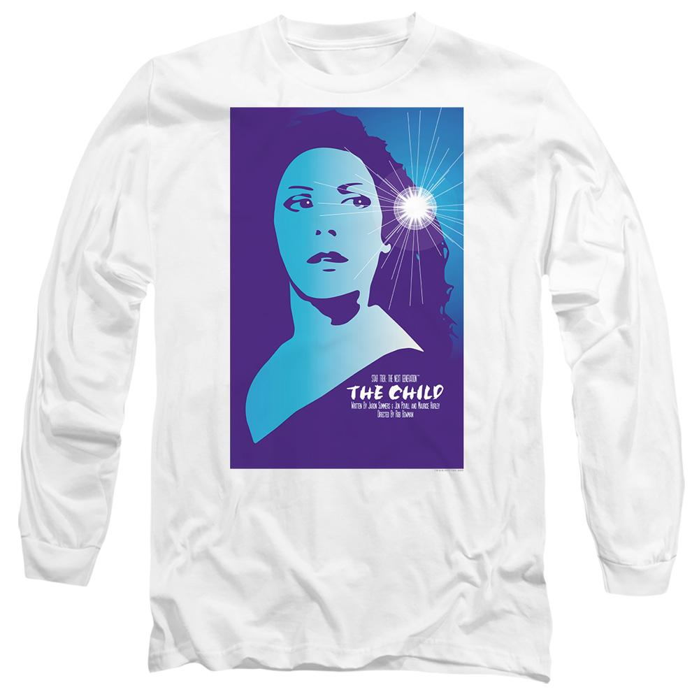 White - Side - Star Trek Unisex Adult The Next Generation Season 2 Episode 1 T-Shirt