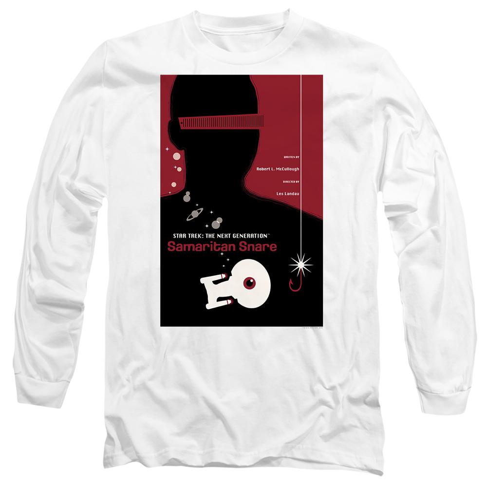 White - Side - Star Trek Unisex Adult The Next Generation Season 2 Episode 17 T-Shirt
