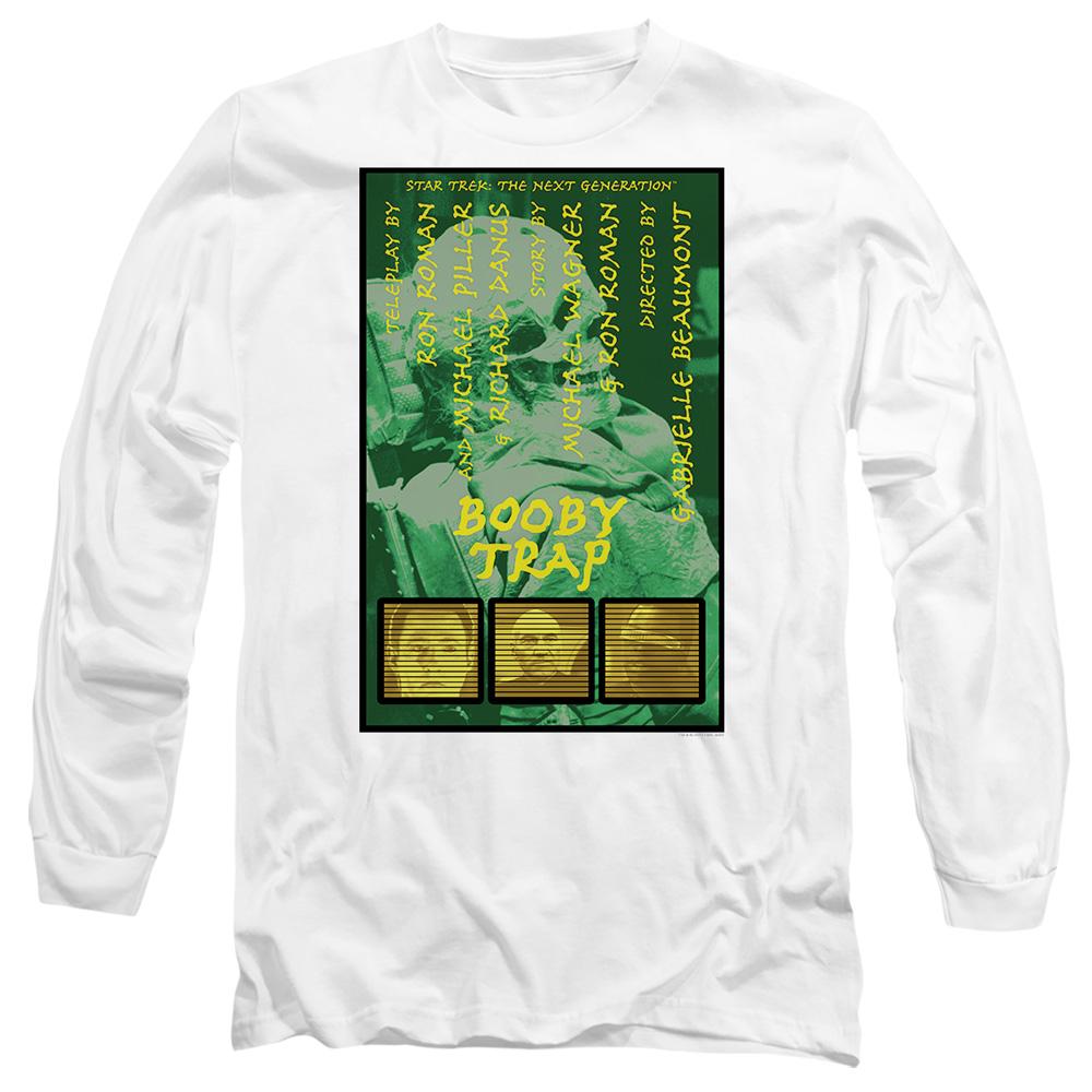 White - Side - Star Trek Unisex Adult The Next Generation Season 3 Episode 6 T-Shirt