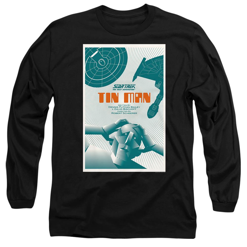 Black - Side - Star Trek Unisex Adult The Next Generation Season 3 Episode 20 T-Shirt