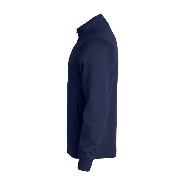 Dark Navy - Side - Clique Mens Full Zip Jacket