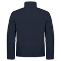 Dark Navy - Back - Clique Mens Padded Soft Shell Jacket