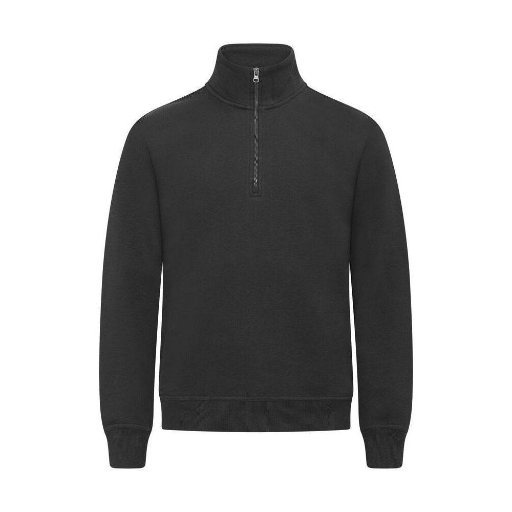 Black - Front - Clique Unisex Adult Miami Quarter Zip Pullover