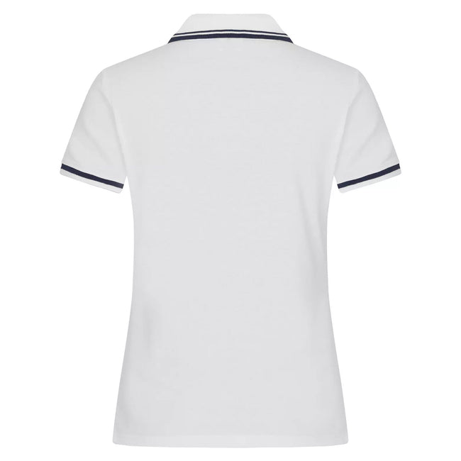 White - Back - Clique Womens-Ladies Astoria Polo Shirt