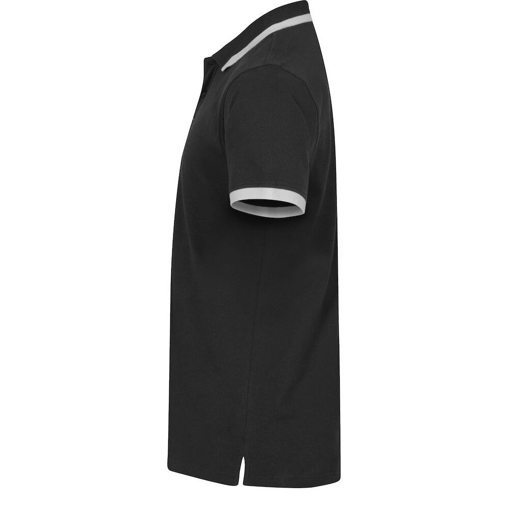 Black - Lifestyle - Clique Mens Austin Polo Shirt