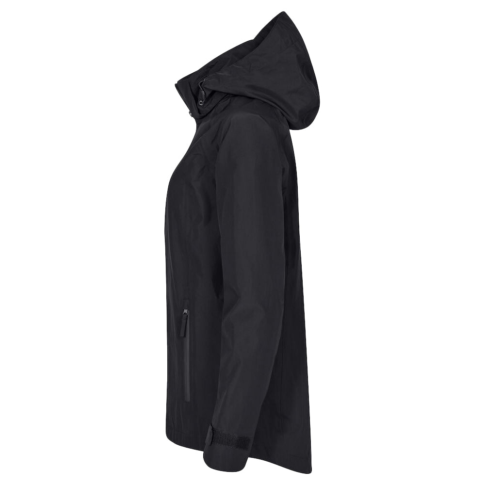 Black - Side - Clique Womens-Ladies Classic Soft Shell Jacket
