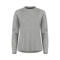 Grey Melange - Front - Clique Womens-Ladies Miami Pro Round Neck Sweatshirt