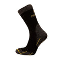 Black-Grey - Back - Projob Mens 9090 Merino Wool Socks
