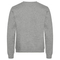 Grey Melange - Back - Clique Unisex Adult Miami Round Neck Sweatshirt