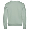 Army Green - Back - Clique Unisex Adult Miami Round Neck Sweatshirt