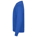 Royal Blue - Side - Clique Unisex Adult Miami Round Neck Sweatshirt