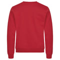 Red - Back - Clique Unisex Adult Miami Round Neck Sweatshirt
