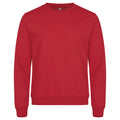 Red - Front - Clique Unisex Adult Miami Round Neck Sweatshirt