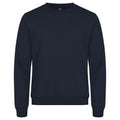 Navy - Front - Clique Unisex Adult Miami Round Neck Sweatshirt