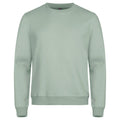 Army Green - Front - Clique Unisex Adult Miami Round Neck Sweatshirt