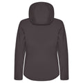 Dark Grey - Back - Clique Womens-Ladies Classic Soft Shell Jacket