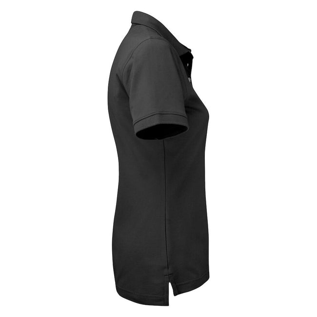 Black - Side - Cutter & Buck Womens-Ladies Advantage Polo Shirt