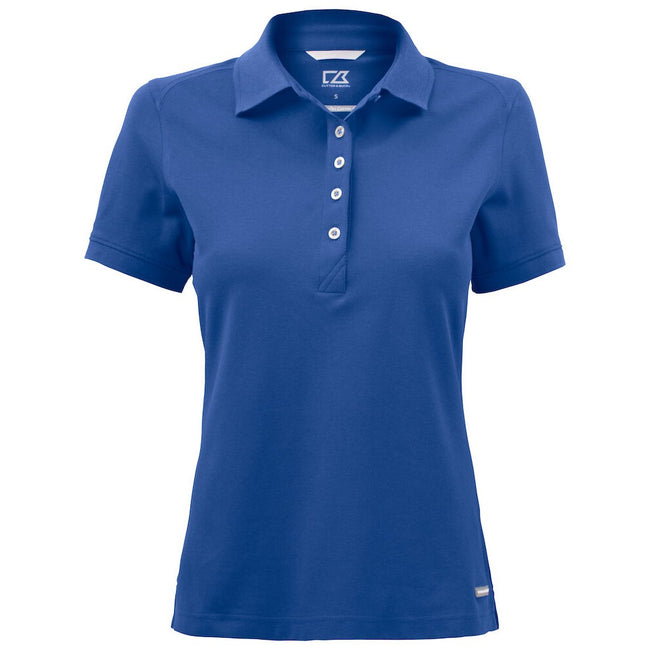 Blue - Front - Cutter & Buck Womens-Ladies Advantage Polo Shirt