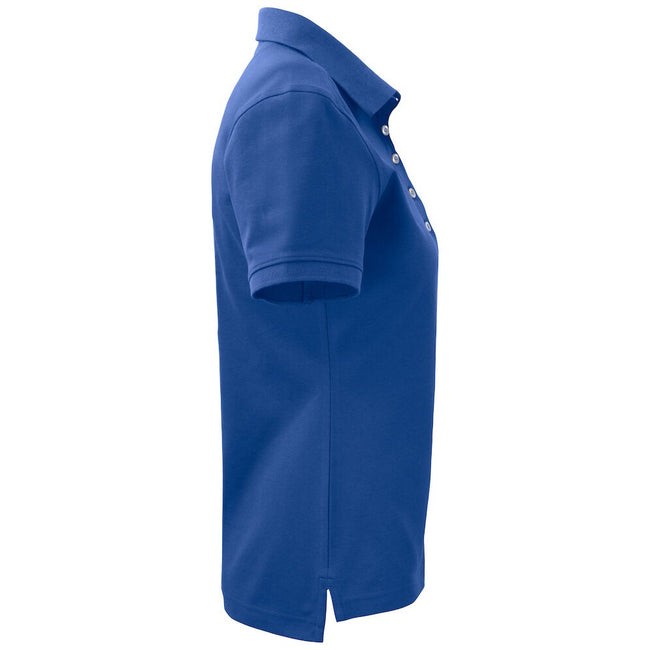 Blue - Side - Cutter & Buck Womens-Ladies Advantage Polo Shirt