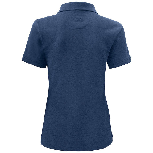 Cobalt - Back - Cutter & Buck Womens-Ladies Advantage Polo Shirt