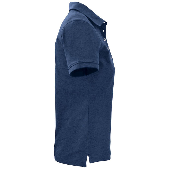 Cobalt - Side - Cutter & Buck Womens-Ladies Advantage Polo Shirt