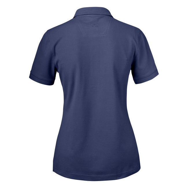 Dark Navy - Back - Cutter & Buck Womens-Ladies Advantage Polo Shirt