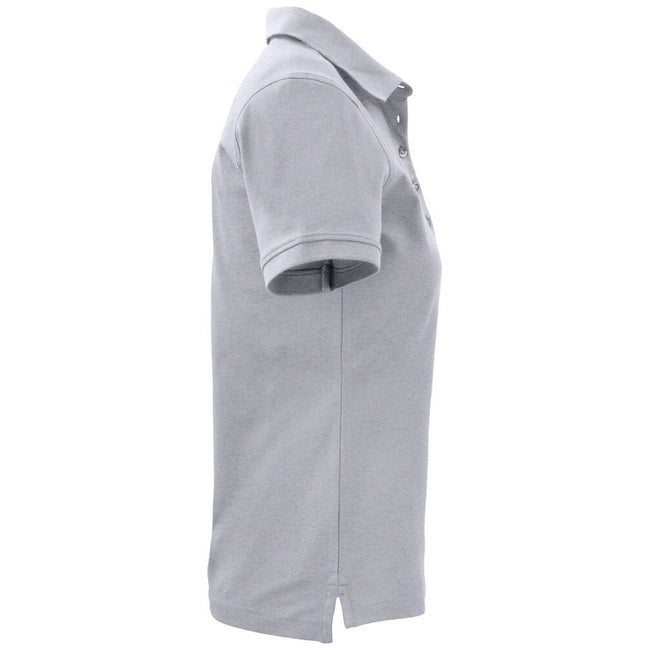 Grey Melange - Side - Cutter & Buck Womens-Ladies Advantage Polo Shirt