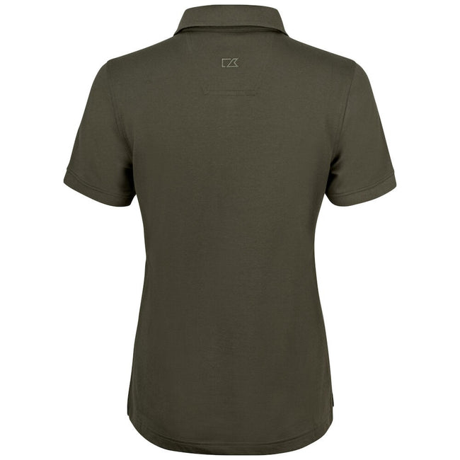 Ivy Green - Back - Cutter & Buck Womens-Ladies Advantage Polo Shirt