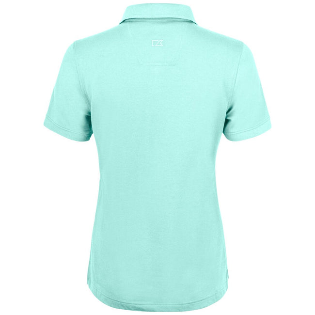 Light Turquoise - Back - Cutter & Buck Womens-Ladies Advantage Polo Shirt