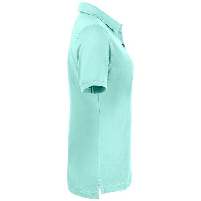 Light Turquoise - Side - Cutter & Buck Womens-Ladies Advantage Polo Shirt