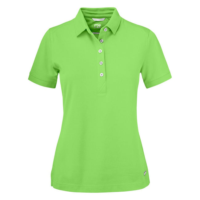 Apple Green - Front - Cutter & Buck Womens-Ladies Advantage Polo Shirt