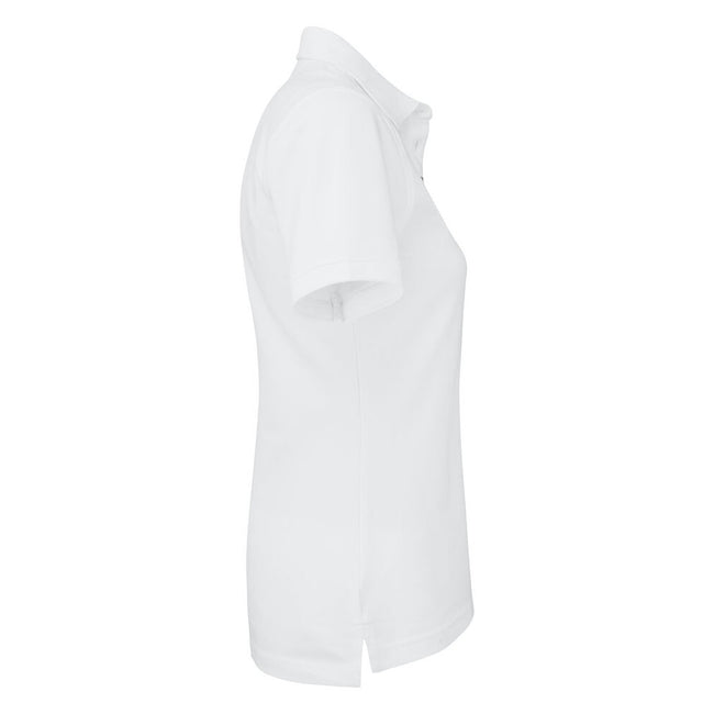 White - Side - Cutter & Buck Womens-Ladies Advantage Polo Shirt