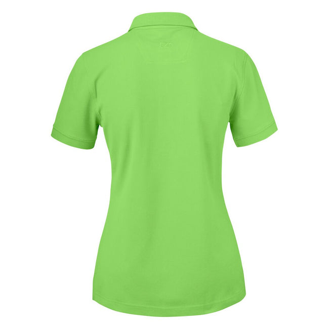Apple Green - Back - Cutter & Buck Womens-Ladies Advantage Polo Shirt