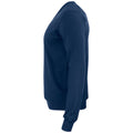 Dark Navy - Side - Cutter & Buck Mens Oakville V Neck Sweatshirt