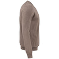 Nougat Melange - Lifestyle - Cutter & Buck Mens Oakville V Neck Sweatshirt