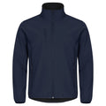 Dark Navy - Front - Clique Mens Classic Soft Shell Jacket