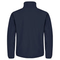 Dark Navy - Back - Clique Mens Classic Soft Shell Jacket