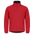Red - Front - Clique Mens Classic Soft Shell Jacket