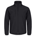 Black - Front - Clique Mens Classic Soft Shell Jacket