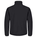 Black - Back - Clique Mens Classic Soft Shell Jacket