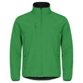 Apple Green - Front - Clique Mens Classic Soft Shell Jacket