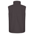 Dark Grey - Back - Clique Mens Classic Soft Shell Jacket