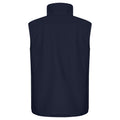 Dark Navy - Back - Clique Mens Classic Soft Shell Jacket